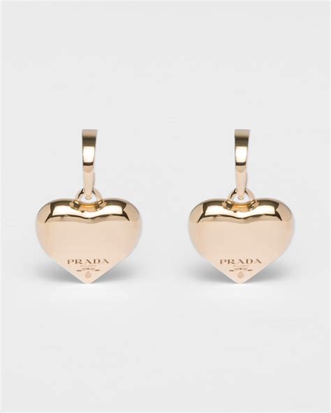 prada earrings gold